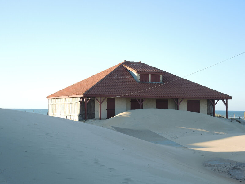 Vieux-Boucau-les-Bains, maison sur dune (40)