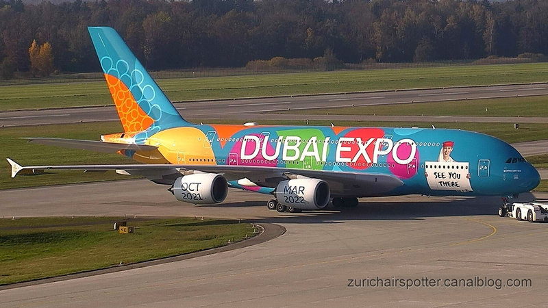 Airbus A380-861 Dubai Expo (A6-EEU) Emirates2
