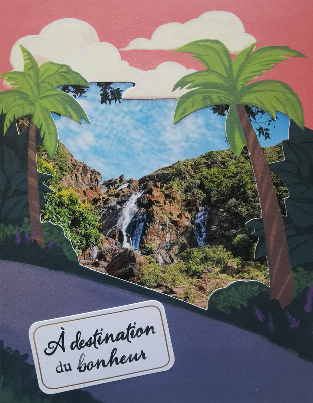 1k Carte Destination du bonheur Nouvelle Calédonie kit Meilleure destination