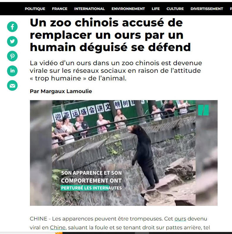 ours humain