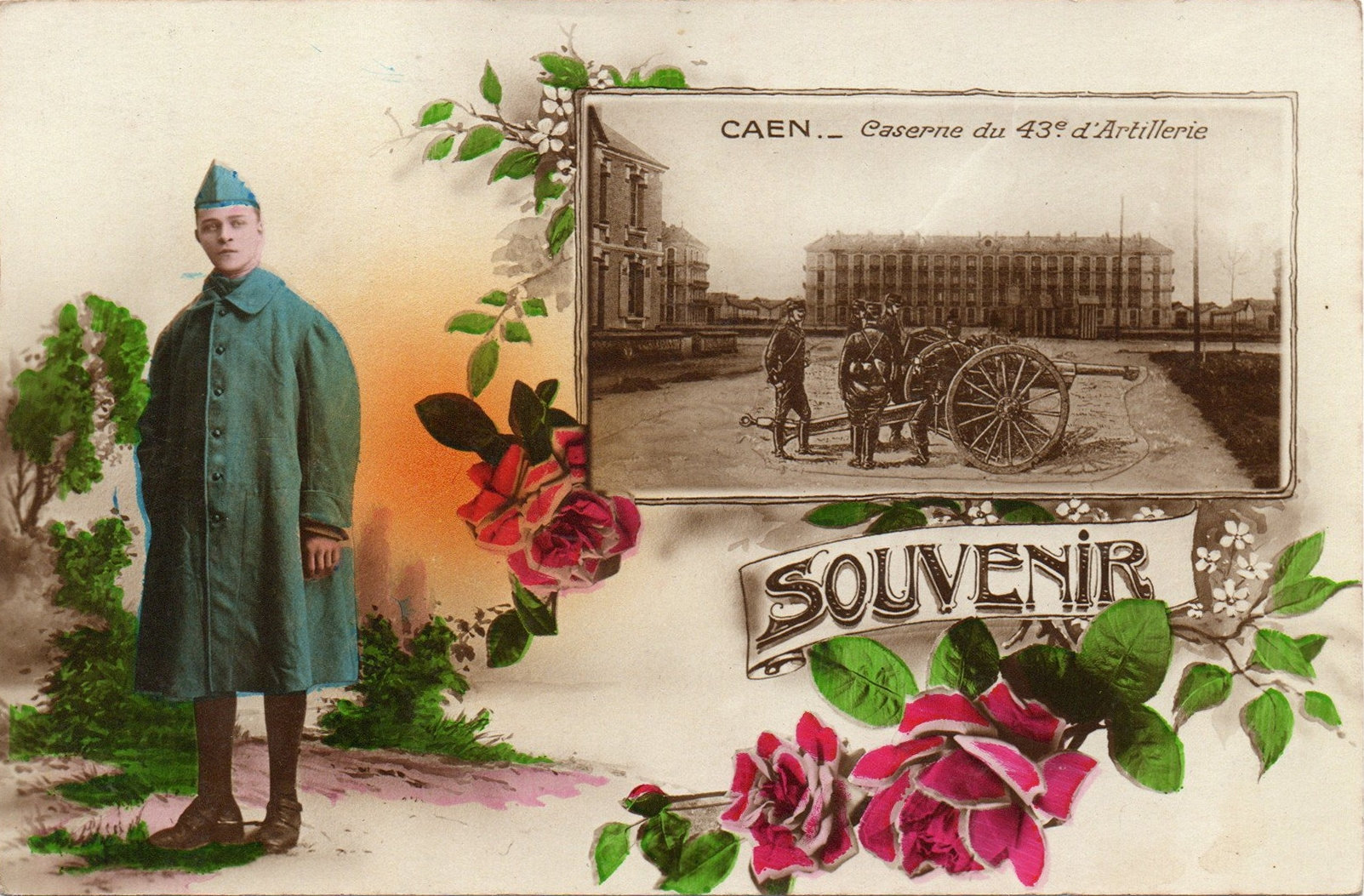 Caen caserne du 43e d'artillerie 1931 Marceau Masurier