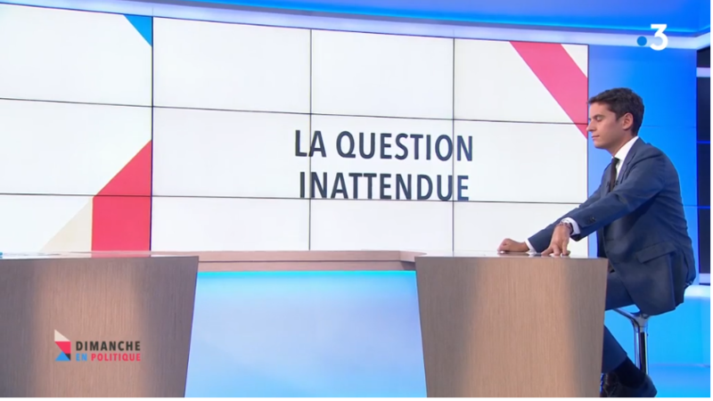 LA QUESTION INATTENDUE ATTAL MEDIA DIXIT WORLD