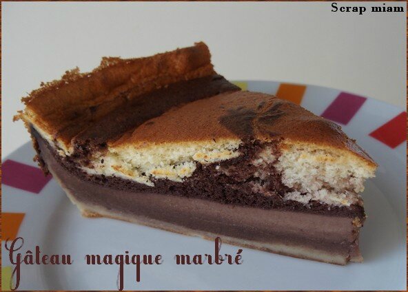 gâteau magique marbré 1