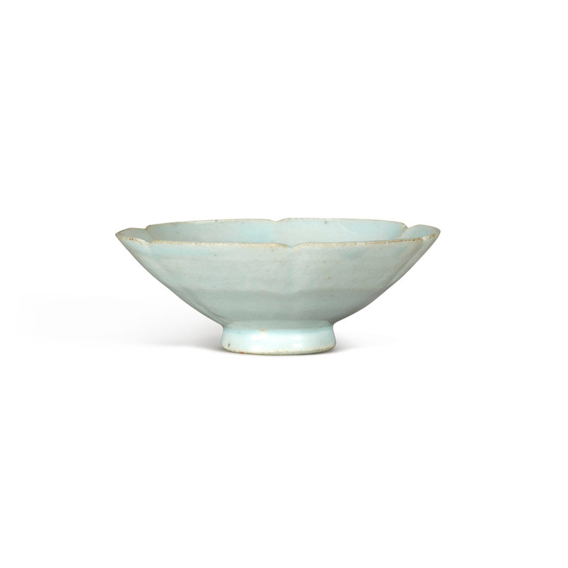 A small Qingbai foliate cup, Song dynasty (960-1279)