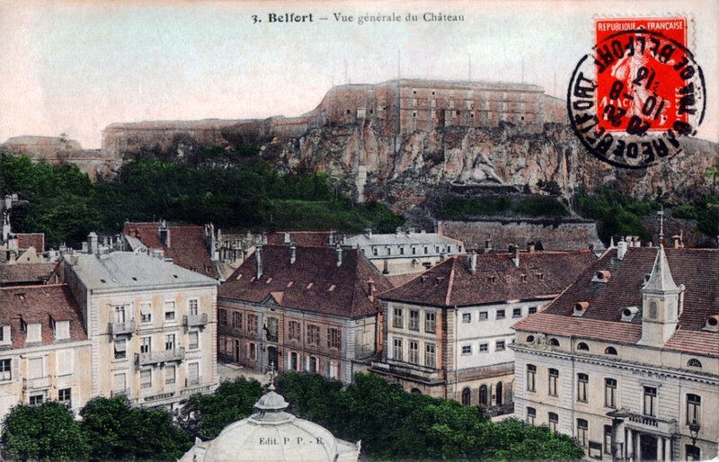 Belfort CPA Aéroplane Château BF 1905-09a R