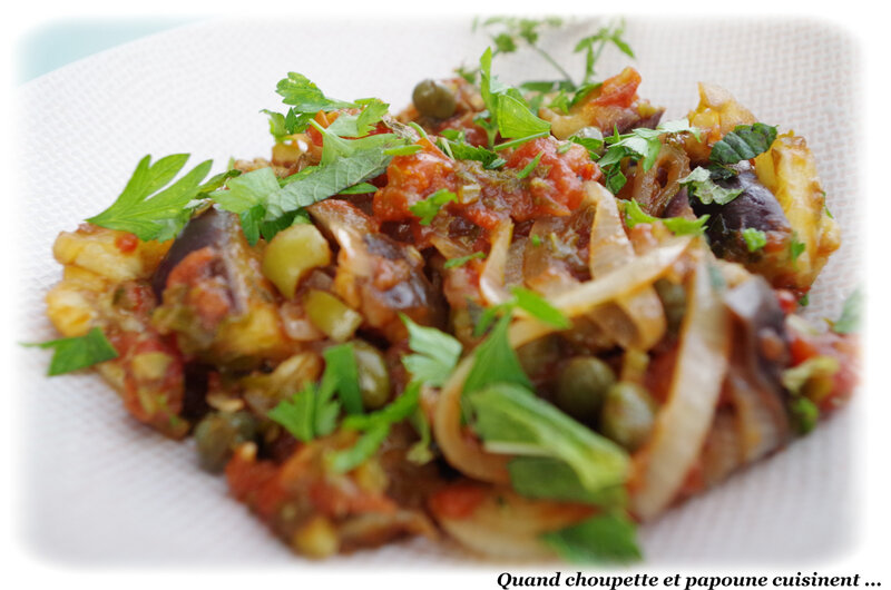 caponata à la menthe et au persil-0180