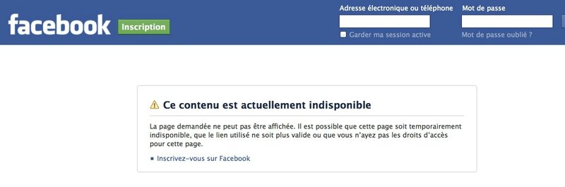 compte facebook avranches infos piraté désactivé 22 mars 2014