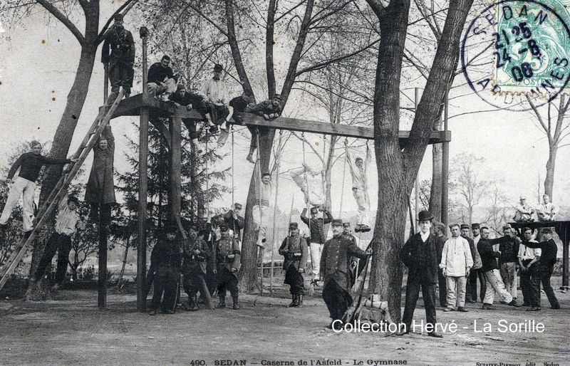 Gymnase Quartier d'Asfeld - carte de 1906