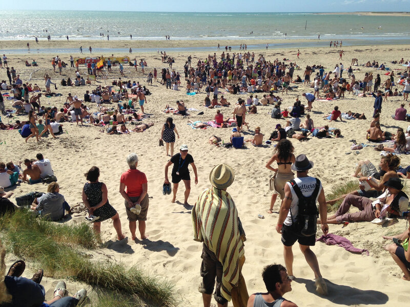 festival Chauffer dans la Noirceur 2015 CDLN Montmartin plage playa mer