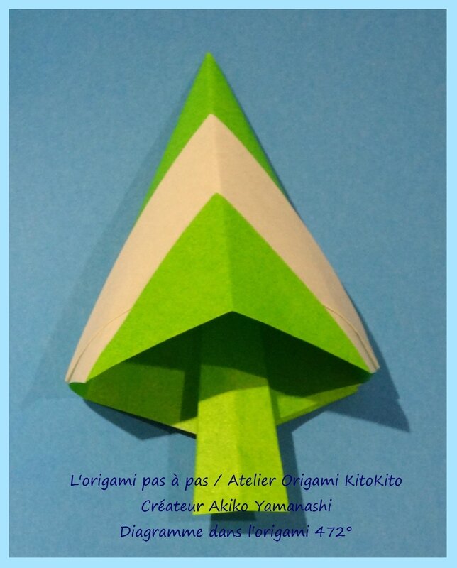 Atelier Origami KitoKito Sapin de Noël 3