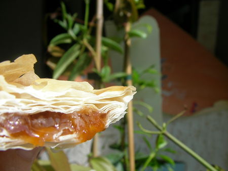 La pâte à filo en chaussons, aux pommes et nutella recettes dessert La pâte à filo en chaussons, aux pommes et nutella