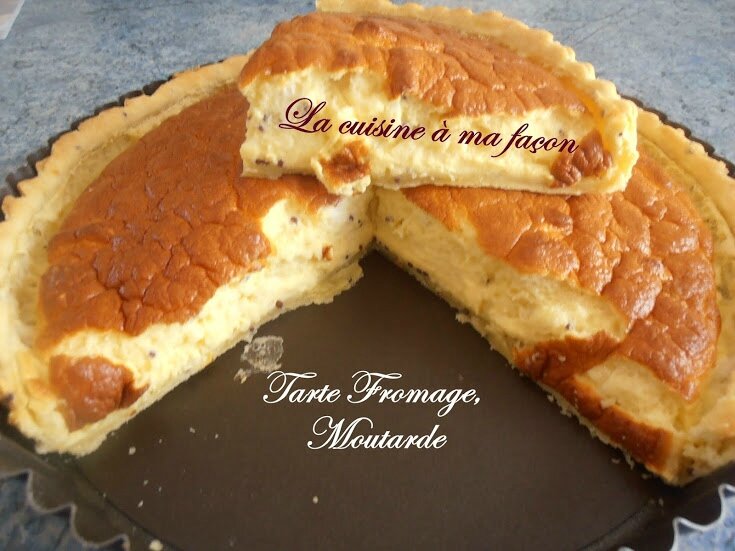 tarte fromage + moutarde 2