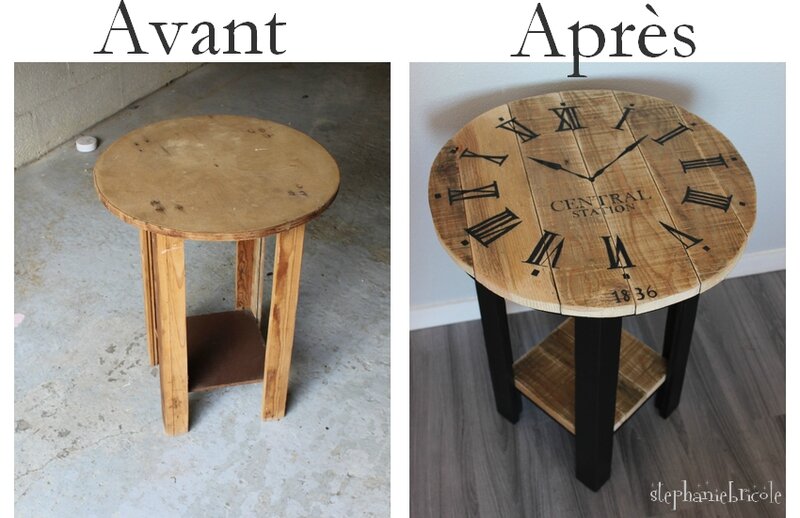 avant apres relooking récup