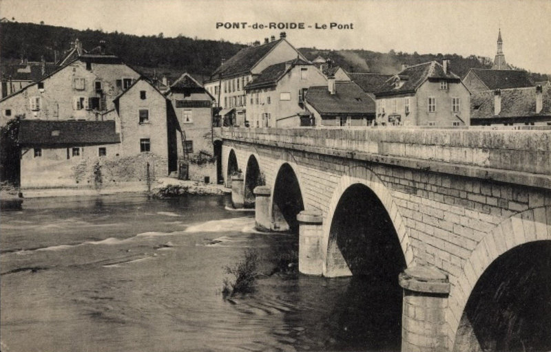 CPA Pont-de-Roide Le pont R