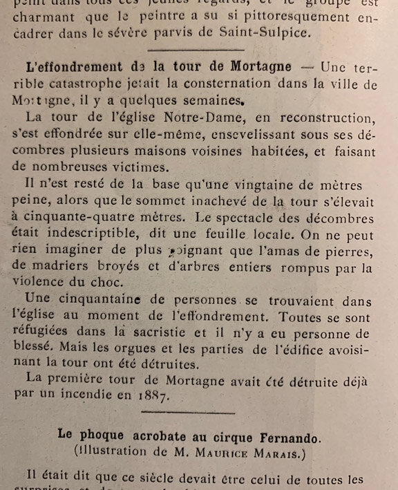 Tour ND Monde illustré 29 mars 1890 (coupure)