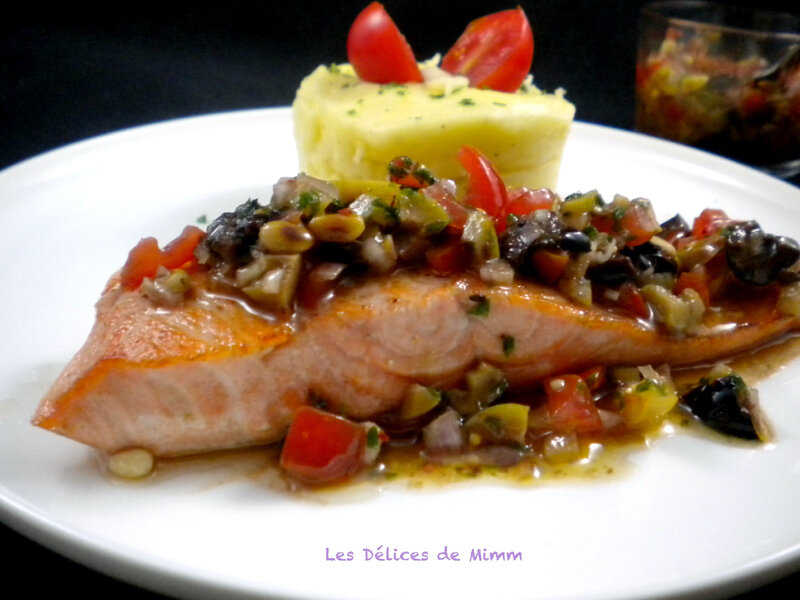 Pavé de truite et sauce vierge au citron confit 5