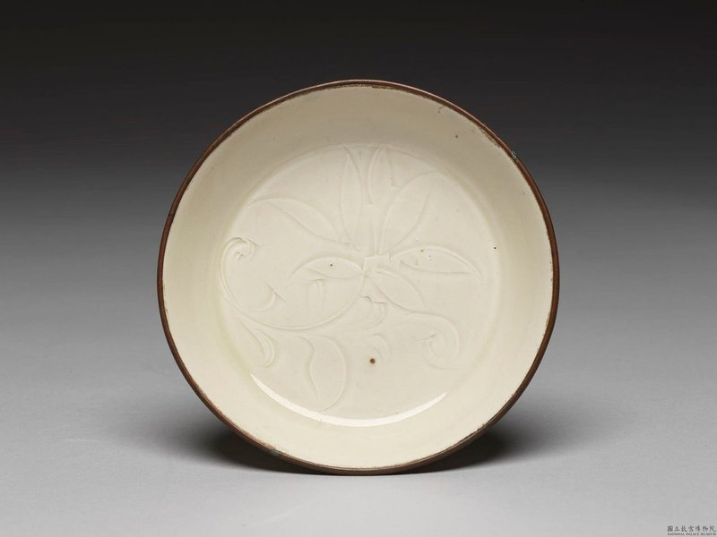 Ding kiln lotus dish, Song Dynasty (960-1279)