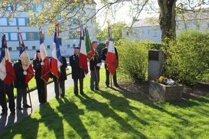 journée de souvenir des victimes de la déportation Avranches 2013 stèle famille Mainemer Rozental Mendelbaum UNC ACPG-CATN