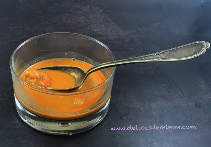 Bisque de crevettes simple et facile 3