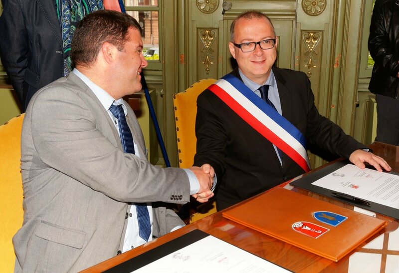 Jumelage Maires Chappuis & Meslot Photo Bresson R