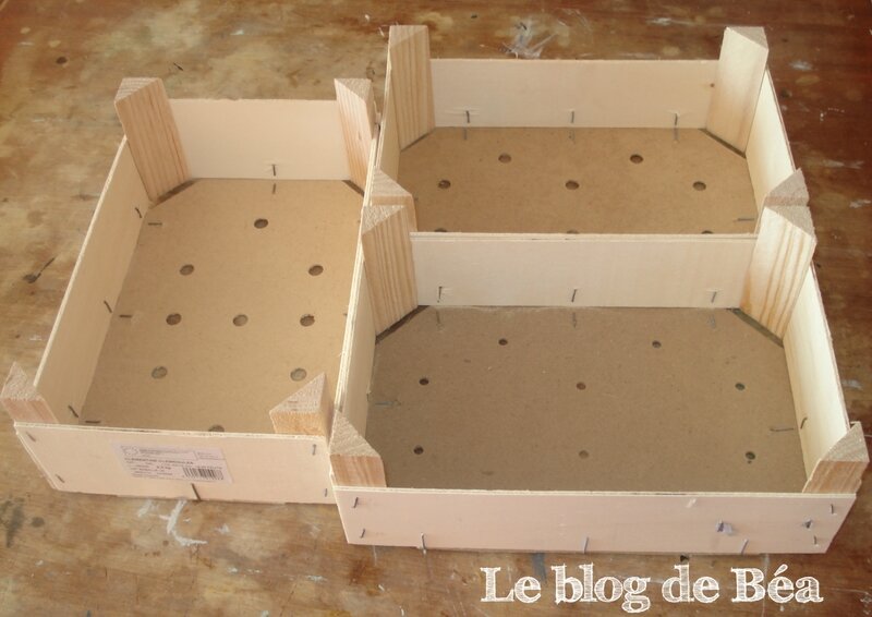 DIY calendrier perpétuel avec des cagettes