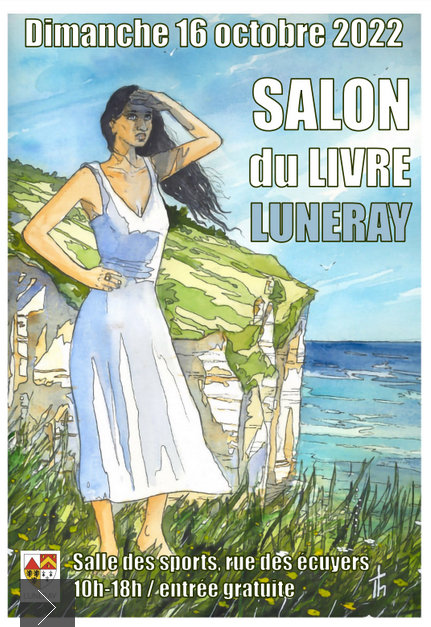 Salon du livre de Luneray 2022 affiche