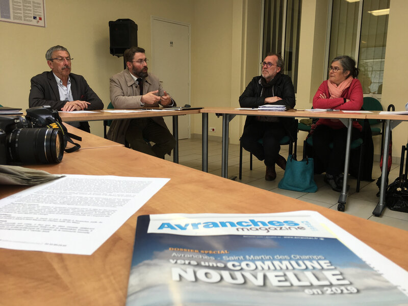projet-commune nouvelle-Avranches-Saint Martin des Champs-David Nicolas-Jacques Lucas-maire