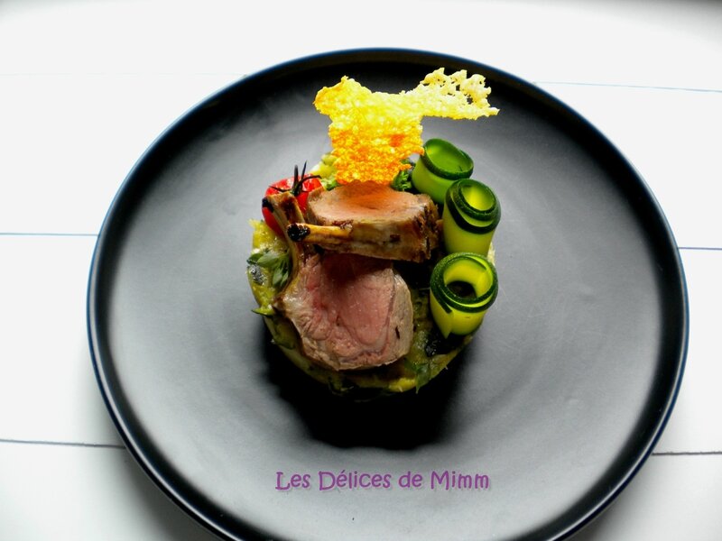 Couronne d’agneau et parmentier de courgettes (#agneausibon) 3