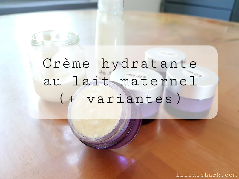 Crème hydratante lait maternel 