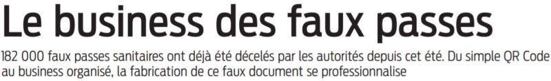 2021 12 23 SO Le business des faux passes