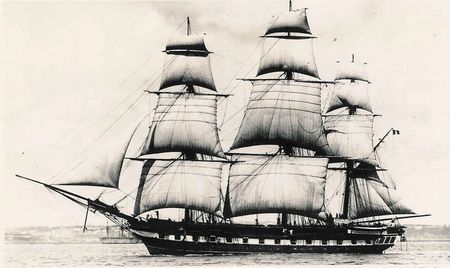 Galathée corvette 1845 type Alcmène