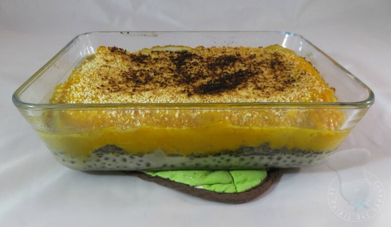 Hachis parmentier potimarron lentilles