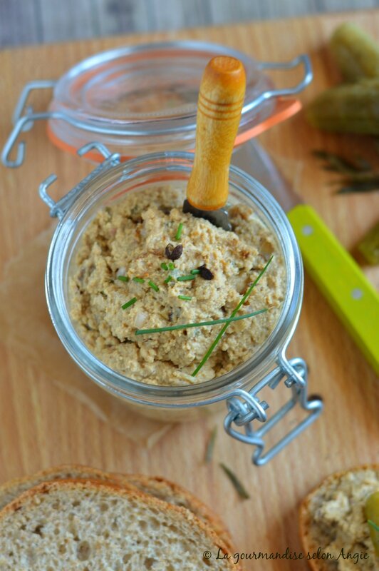 rillettes de tofu aux noix vegan