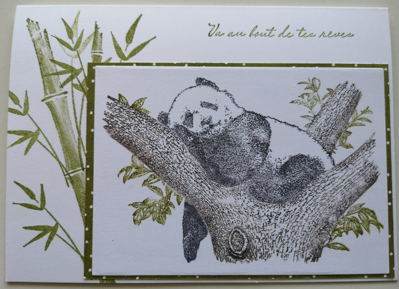 11h Carte Panda dans un arbre