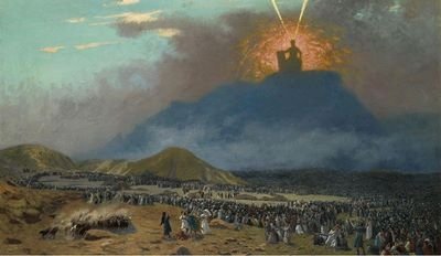 Bibl-Hist- Le peuple devant la Montagne Sainte