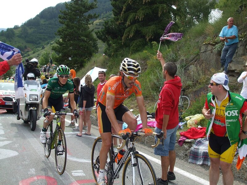 Samu_Sanchez_y_Pierre_Rolland_Alpe_d'Huez_2011