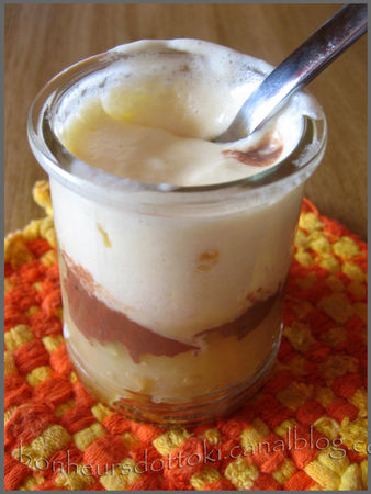 Verrine mousse de mascarpone, pain d’épice, chocolat, pomme recettes mousse pomme et cynorrhodons