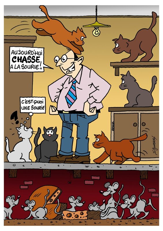 chasse sourie web