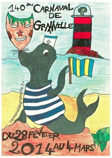 Carnaval de Granville 2014 affiche
