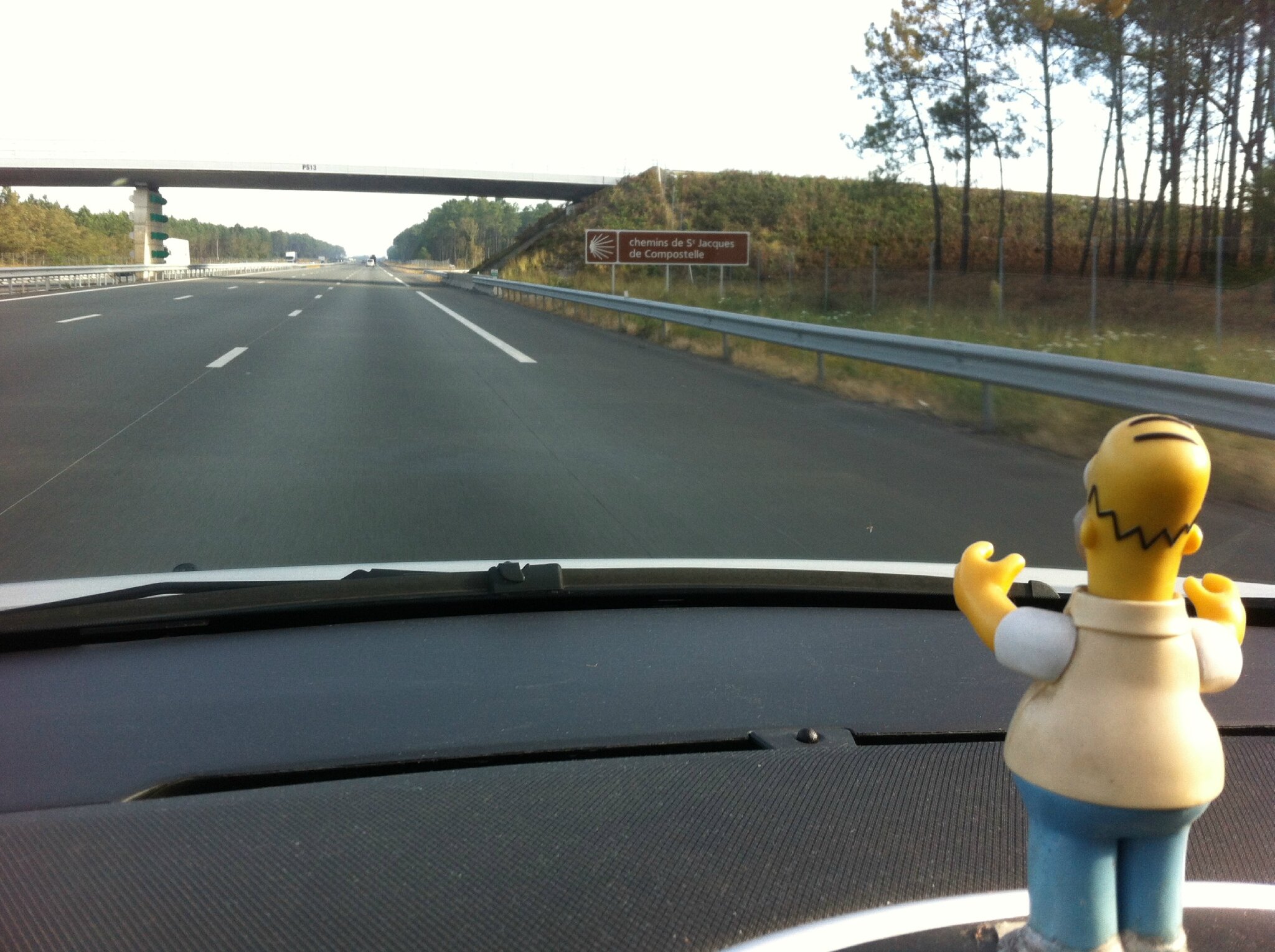 Aquitaine, autoroute de Compostelle (64)