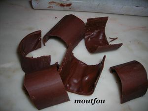 recettes Décoration en chocolat : Tuiles