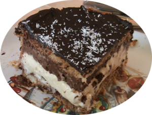 Charlotte glacée chocolat vanille recettes dessert Charlotte glacée chocolat vanille