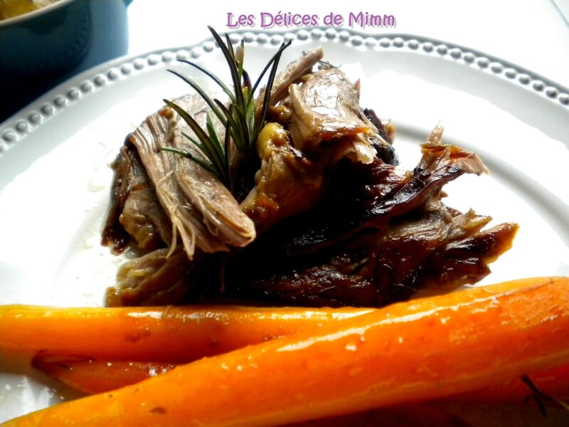 Epaule d’agneau confite au miel 5