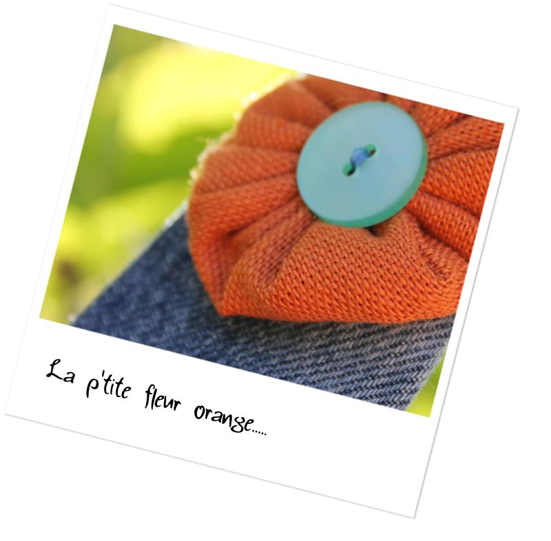 la ptite fleur orange by isabelle83
