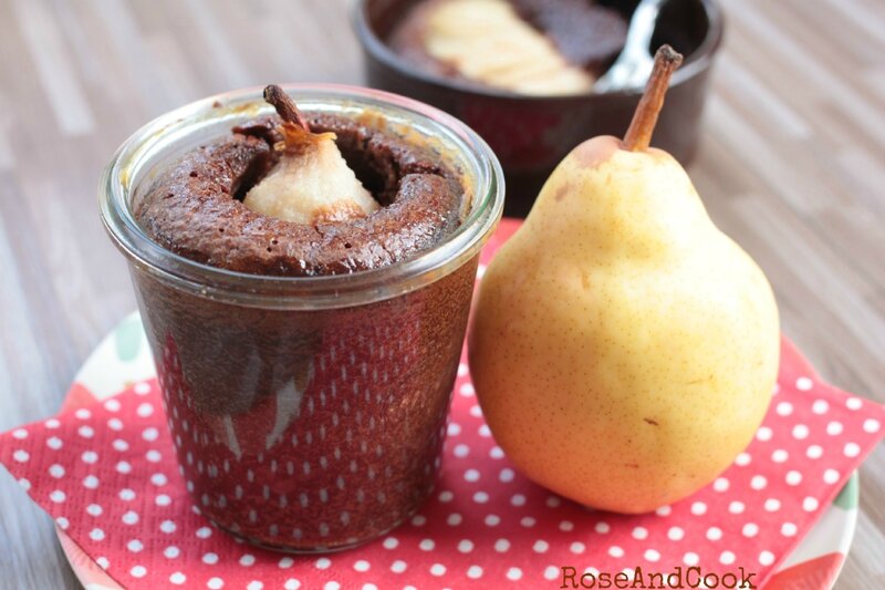 Gateau poire chocolat