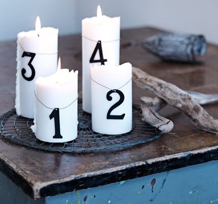 bougies_avent_ficelle_chiffres_noirs