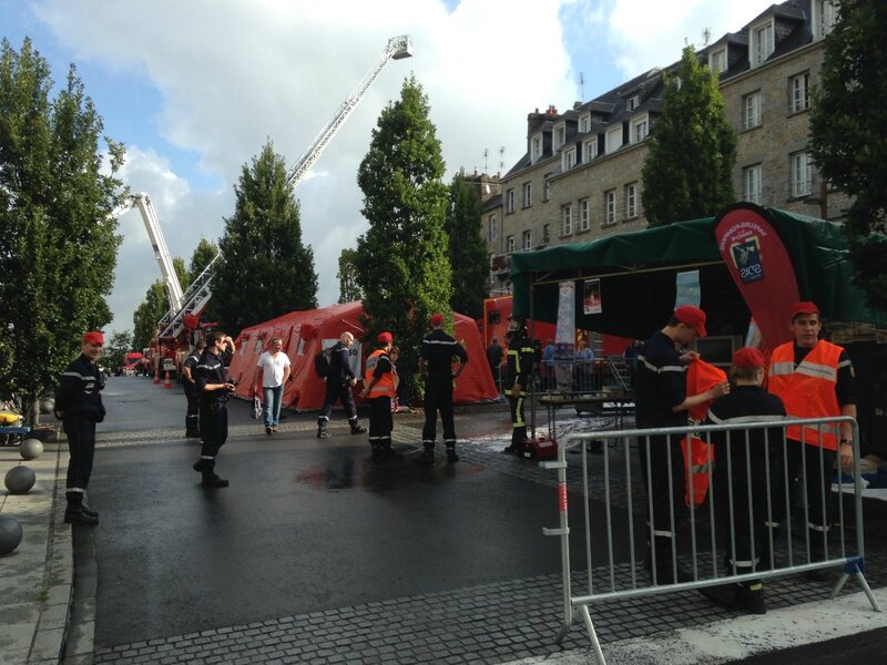 Fête des 3 Quartiers Avranches 19 septembre 2015 Congrés Départemental des Sapeurs Pompiers de la Manche