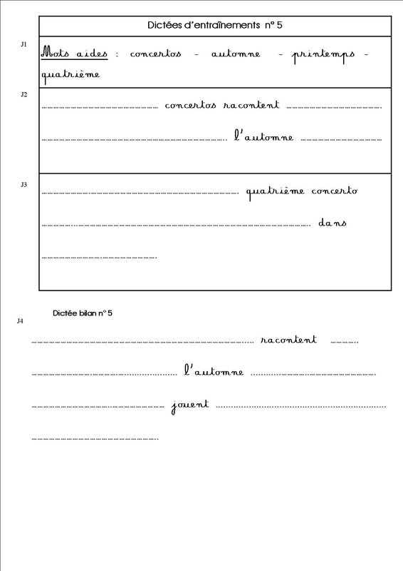 dictées n° 5 page 2