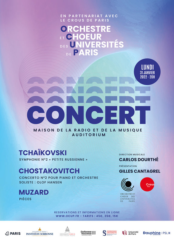 Affiche Concert 31 janvier Radio France RVB2
