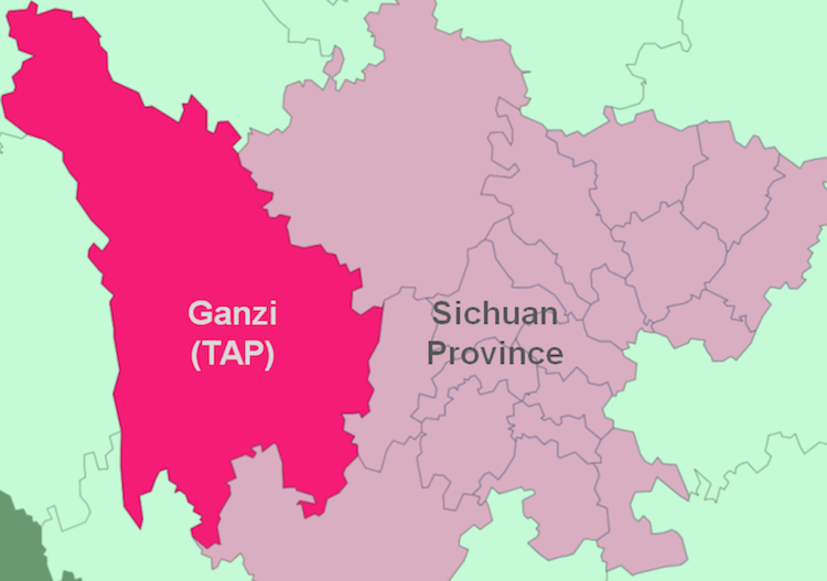 Map-of-Kardze-Tibetan-Autonomous-Prefecture-in-the-so-called-Sichaun-Province-in-occupied-Tibet